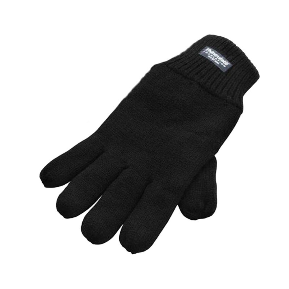 Result Winter Essentials Unisex Adult Lined Thinsulate Winter Gloves / Black